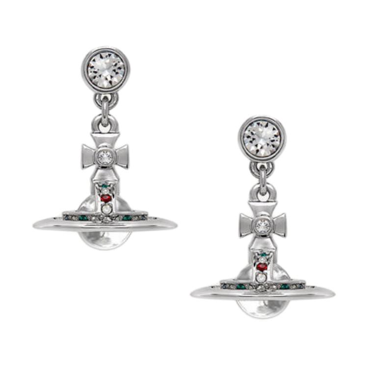 VIVIENNE WESTWOOD Серьги-подвески с барельефом 8050889136354