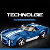 312PCS Blue Sport Car Building Block Set Creative City Vehicle Diy Car Model Bricks Desktop Display Toys For Kids Holiday Gifts