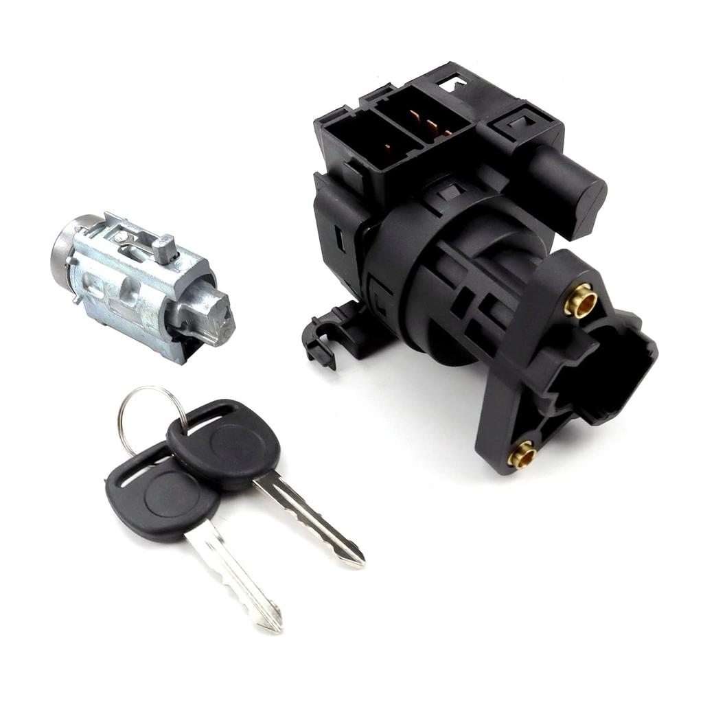 Ignition Switch & Ignition Lock Cylinder With 2 Keys Compatible With 1997-2005 Chevy Malibu Impala Monte Carlo Olds Alero Grand Am Repalces 12458191