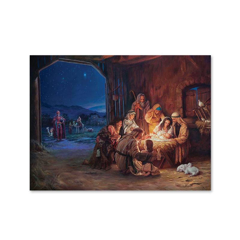 Плакат с изображением Иисуса и принты, христианская картина на холсте, настенные художественные картины для гостиной, спальни, украшения дома, подарки