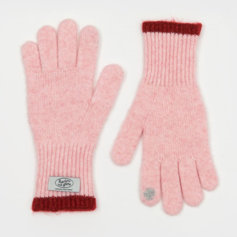 RECLOW FROZEN MUFFLER GLOVE SET PINK