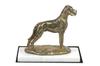 Great Dane II - Dog Figurine, Statue On White Marble, Trophy for Dog Show Exhibition