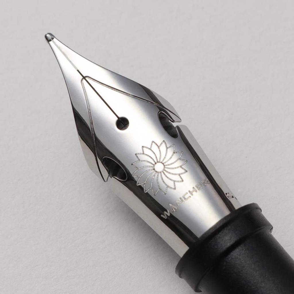WANCHER Сменное перо Jowo Мягкое перо Нержавеющая сталь для перьевых ручек Wancher Сделано в Германии Перьевое #6 Jowo, [Ручка Wancher]