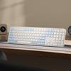 Keychron B6 Pro Wireless Full with Numeric ZMK Scissor Long Battery Compatible with and Linux US Ultra-Slim Keyboard, Size, Keypad, Customizable,
