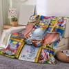 1pc. Disney Dumbo Elephant Circus Scene Throw Blanket, Home Office Outdoor Gift for Kids Adults, Soft Warm Plush Microfiber Blankets, 50x60 inches