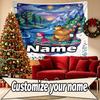 Custom Name Personalized Masha and the Bear Print Tapestry, Wall Art Decor, Bedroom, Dorm, Apartment, LivingRoom, Party Backdrop, Gift for Birthday