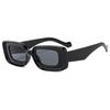 Internet celebrities ins fashion box sunglasses European and American modern catwalk sunglasses plain tide shot versatile glasses