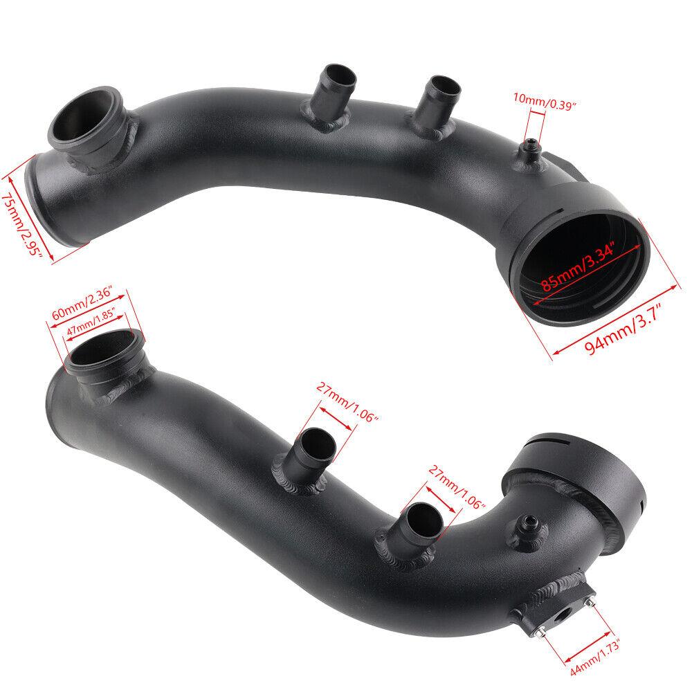Car Engine Parts Replacement N54 Black Air Intake Turbo Charge Pipe for BMW E82 E88 E90 E91 E92 E93 135i 335i 335i