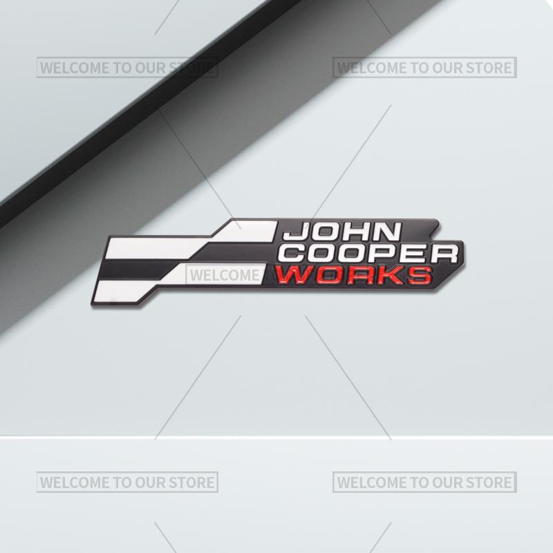 3D значок решетки John Cooper Works JCW, металлические наклейки на задний багажник для Mini Cooper S F66 F65 F67 U25 J01 J05 R61