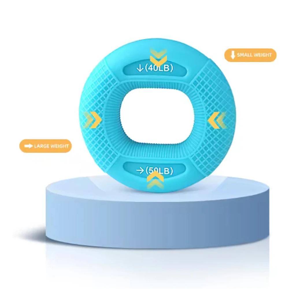 Силиконовый усилитель хвата руки 20-80 фунтов, тренажер для захвата кольца пальца, кистевой эспандер, растяжитель мышц пальцев, облегчение боли в запястье