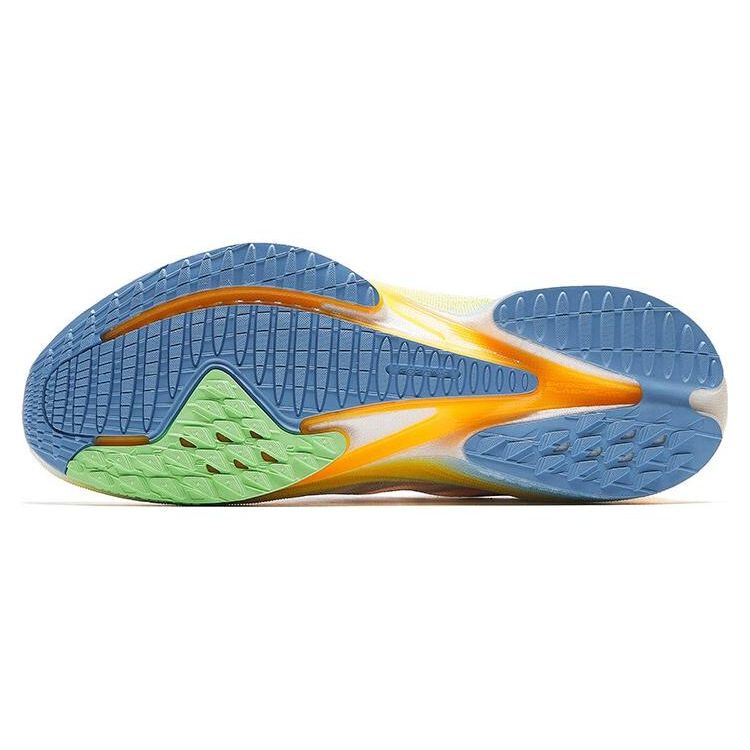 Anta Кроссовки мужские с низким верхом и противоскользящей подошвой Mach 3.0 Nitrogen Technology, белые, синие, желтые, 112325583S-6