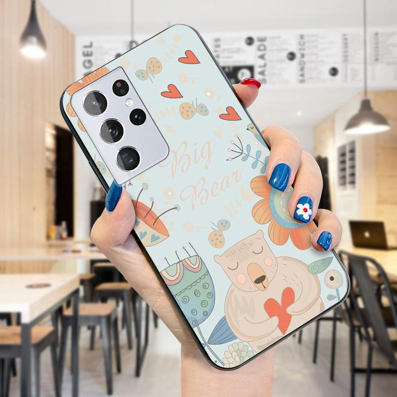 Чехол для телефона с рисунком животных из серии «Прекрасная сова, лиса, медведь, белка»