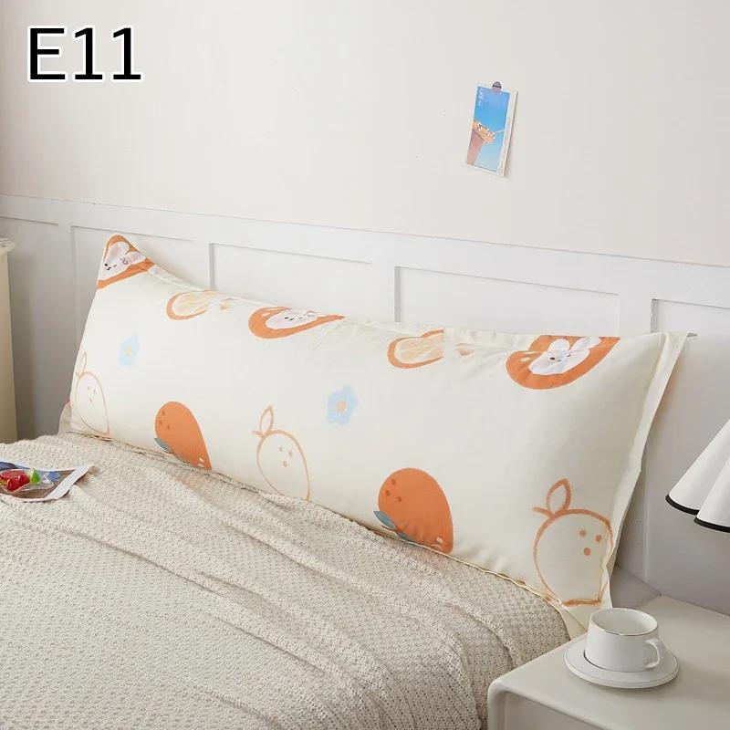 120/150/180 см Длинная наволочка Мягкая хлопковая наволочка для подушки Свадебная пара Наволочка для влюбленных Домашнее постельное белье Наволочка для сна