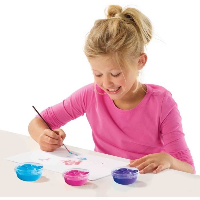Gouache trendy (6x45ml) - SES CREATIVE - Couleurs vives et opaques, 6 super couleurs.