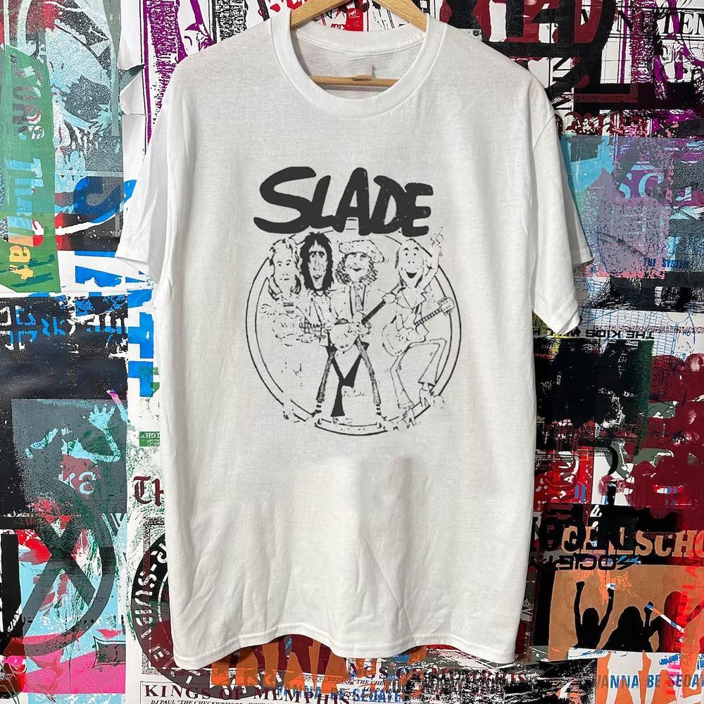SLADE BAND White Short Sleeve T Shirt Full Size S5XL FH140 Unisex T-Shirt