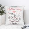 Our First Mothers Day Together Pillow Case Soft Pillow Cover Retro Trendy Pillowcases For Sofa Home Decor