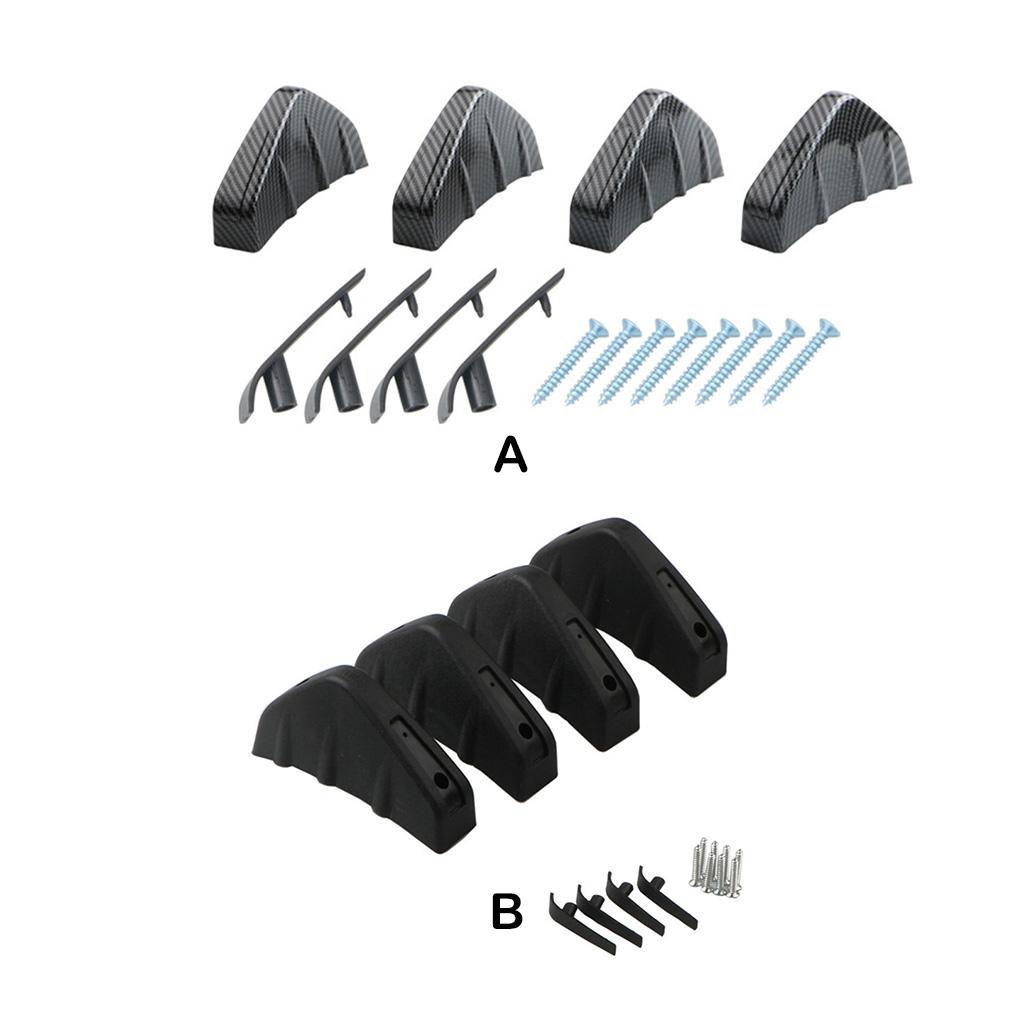 Универсальные диффузоры заднего бампера автомобиля, сменные спойлеры для автомобиля, модифицированные аксессуары для украшения автомобиля