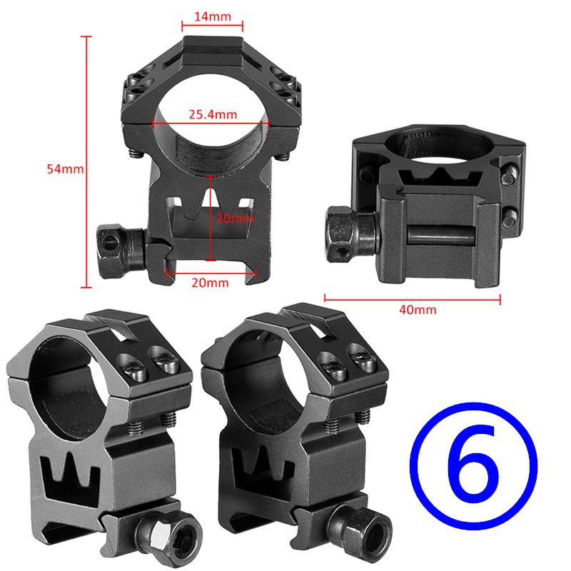 Кольца для охотничьего крепления, диаметр 25,4 мм/30 мм, двойные кольца, рейка, высококачественное крепление