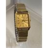 Б/у Мужские часы SEIKO SPIRIT Золотистого цвета Квадратные Кварцевые