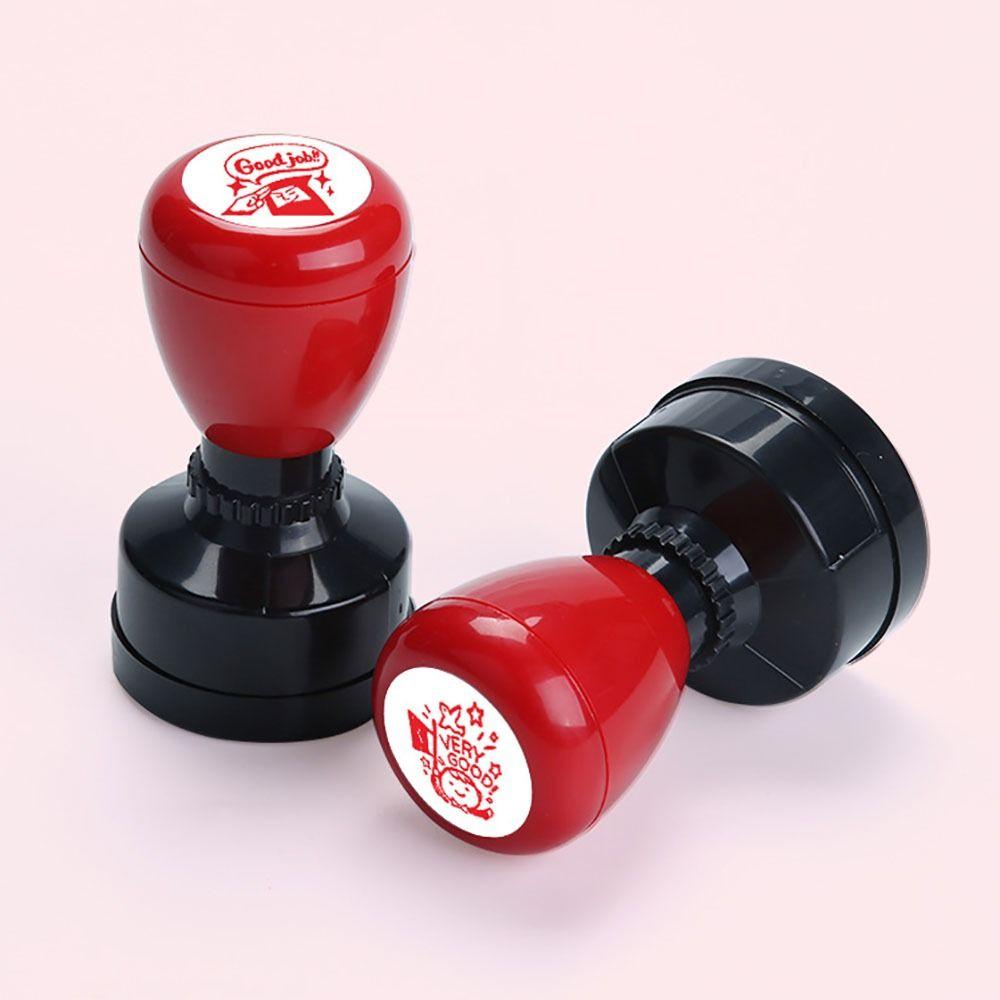 DIY Teacher Encourage Stamp Praises Emoticons Praise Stamps Portable Reward Seal