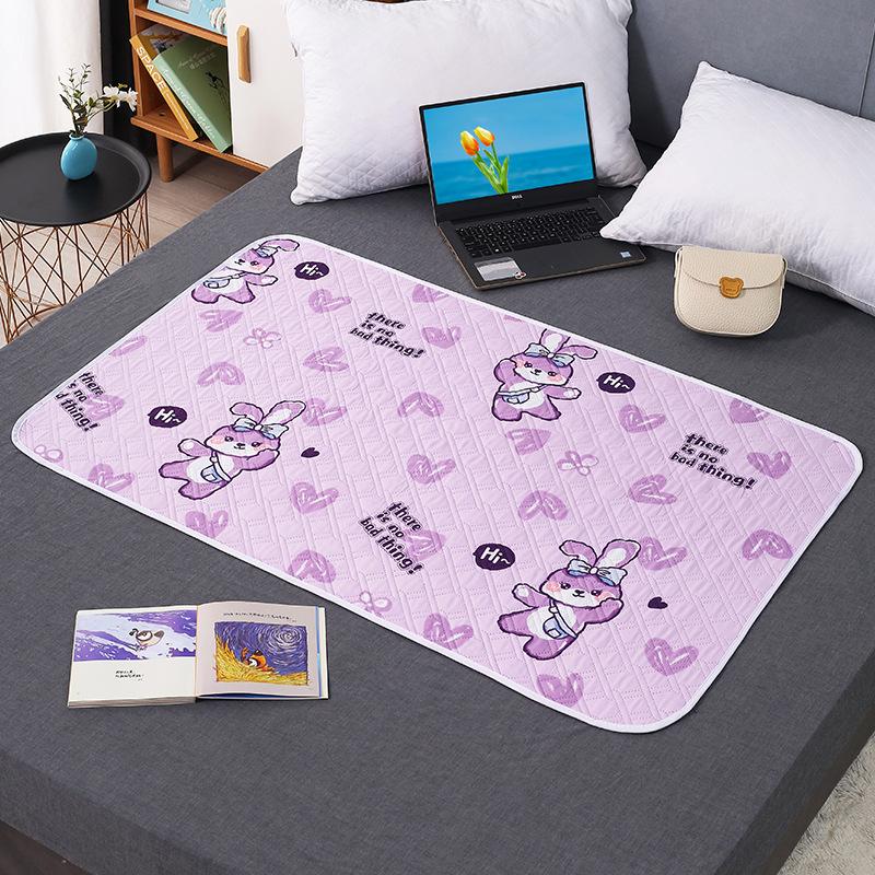 Menstrual Leak-Proof Pad Urine Mat Elder Incontinence Pad Bed Protector Adult Diaper Nappy Beding Sheet Cloth Breathable Waterproof Washable Mattress