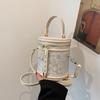 Popular Women's Bucket Bag  New Vintage Embroidery Handbag Temperament Versatile Single Shoulder Crossbody Bags