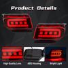 LED Rear Bumper Reflector For Toyota Land Cruiser Prado 150 LC150 FJ150 GRJ150 2010 - 2020 Running Brake Turn Signal Lamps 12V
