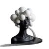 Modern Abstract Resin Sculpture Art Figurine Decorative Home Office Desk Ornament Minimalist Contemporary Design