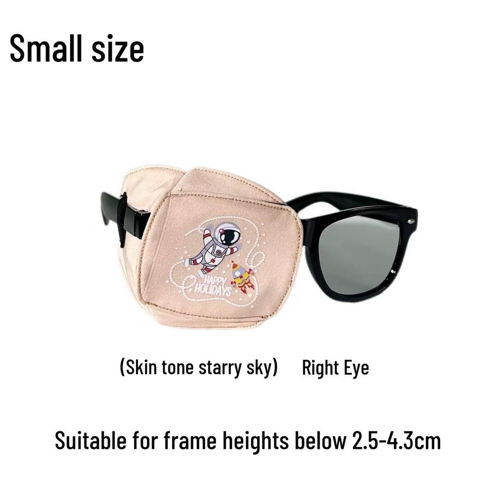 Детский патч для глаз из чистого хлопка при амблиопии для послеоперационных тренировок зрения и коррекции косоглазия/дальнозоркости