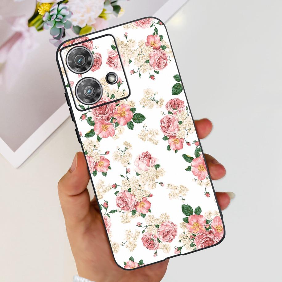 For Motorola Edge 40 Neo Case Soft Transparent Silicone Bumper Shockproof Cover For Moto Edge40 Neo Edge40Neo 5G XT2307-1 Fundas