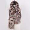 New Ladies  Natural Rex Rabbit Fur Long Style Scarves Women Knitted Rex Rabbit Fur Tassel Muffles Winter Warm Real Fur Scarf