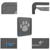 Pet Dog Cat Door Hole Nylon Mesh Screen Window Safety Tunnel Fence