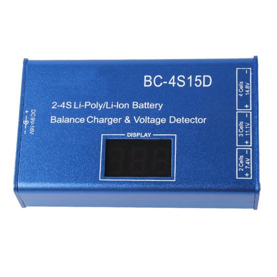 BC-4S15D литиевый аккумулятор балансировочное зарядное устройство Lipo напряжение дисплей детектор 1500мА