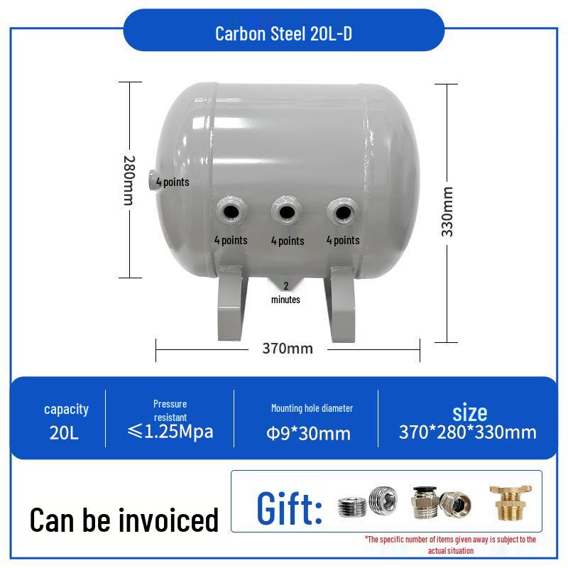 Compact Air Tanks 2L-60L - Ideal for Compressors and Vacuum Systems