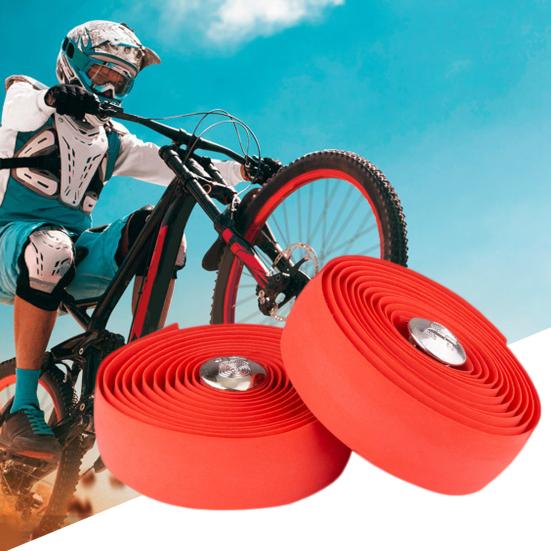 2 шт. Дорожный MTB Велосипедный Руль Противоскользящая Лента Велоспорт Амортизирующие Ремни с 2 Заглушками