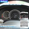 Аксессуары для автомобиля из настоящей углеродной фибры Панель приборной панели Спидометр Накладка Мягкая наклейка Для Honda Accord 9-го поколения 2014 2015 2016 2017
