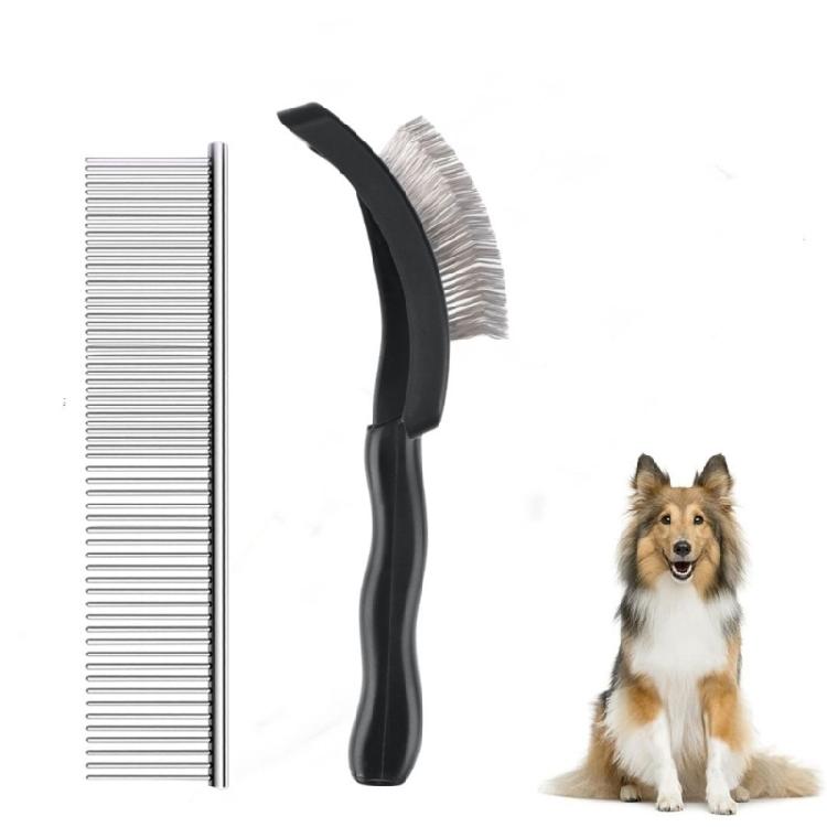Щетка-грабли для вычесывания подшерстка собак, парикмахерский инструмент для массажа собак