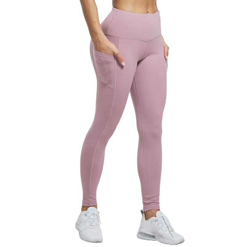 Женские леггинсы с карманами для тренировок, эластичные узкие брюки с высокой талией, брюки для фитнеса, бега, йоги