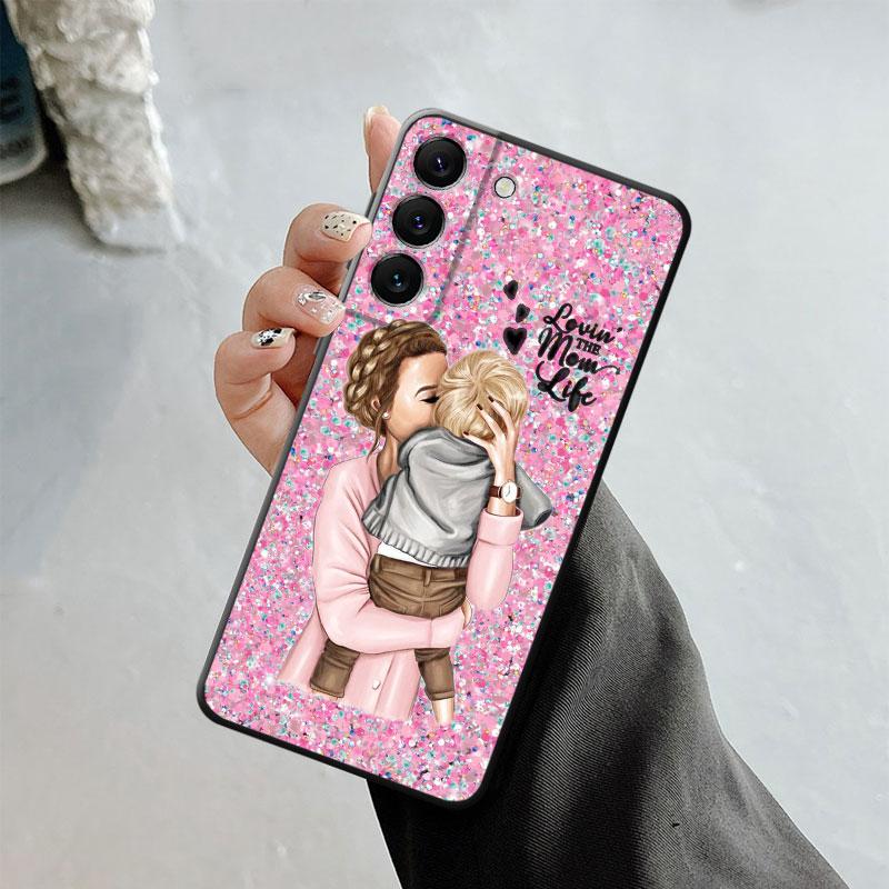 Чехол для Samsung Galaxy S23 S22 S21 S20 Fe Ultra S10 S9 S8 Plus Note 20ultra 10plus, чехол для женщины, ребенка, мамы и девочки