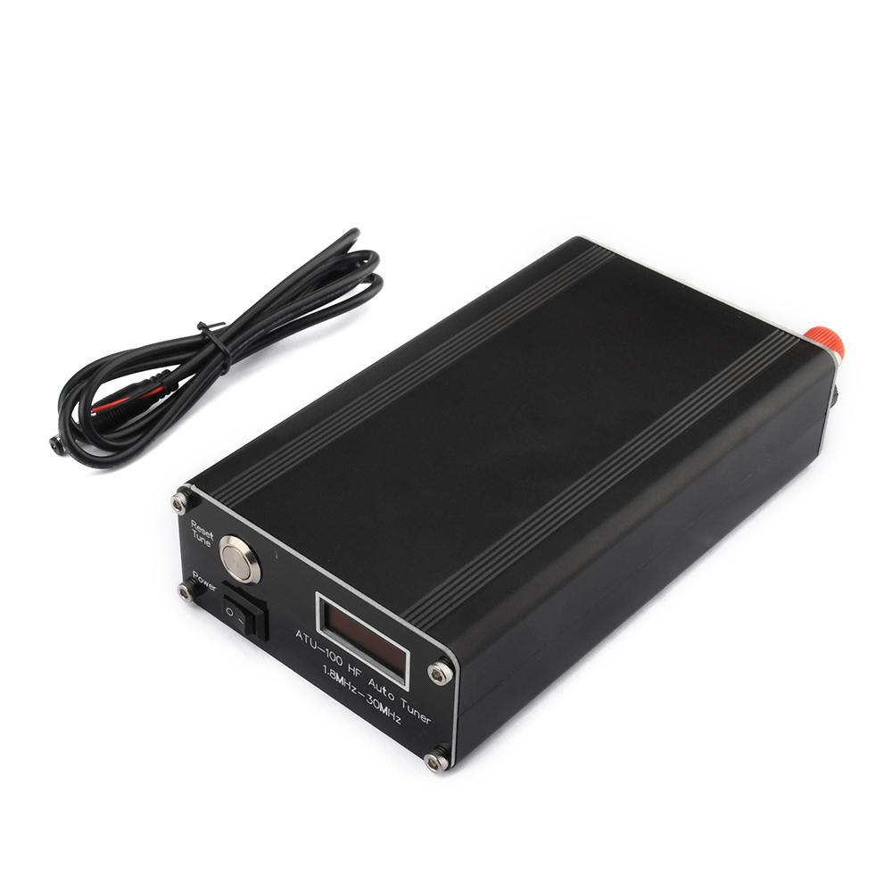 ATU100 DC 10-15V Автоматический тюнер антенны Радиосвязь Высокочастотный Коротковолновый 1.8-50MHz Цифровой дисплей OLED От N7DDC