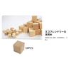 50Pcs Wooden Blocks Solid Wood Cubes Woodcraft Playing Square Unfinished for