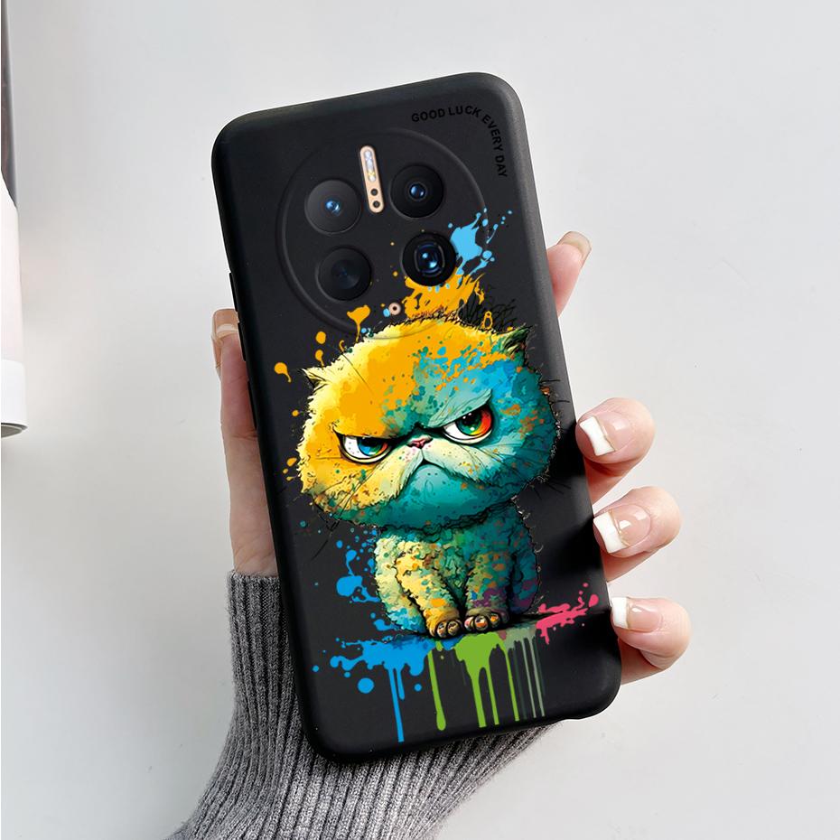 Чехлы для телефона Huawei Mate 50 Pro Милый Кролик Панды Чехол Для Huawei Mate50 Pro Mate 50Pro Мягкий Силиконовый Ударопрочный Задний Чехол