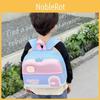 Color Candy Childrens Backpack Oxford Cloth Material Kindergarten Schoolbag