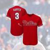 Вышитая бейсбольная форма Philadelphia Phillies для оптовой продажи, импортная ткань из бамбукового волокна, доступна в различных цветах и размерах