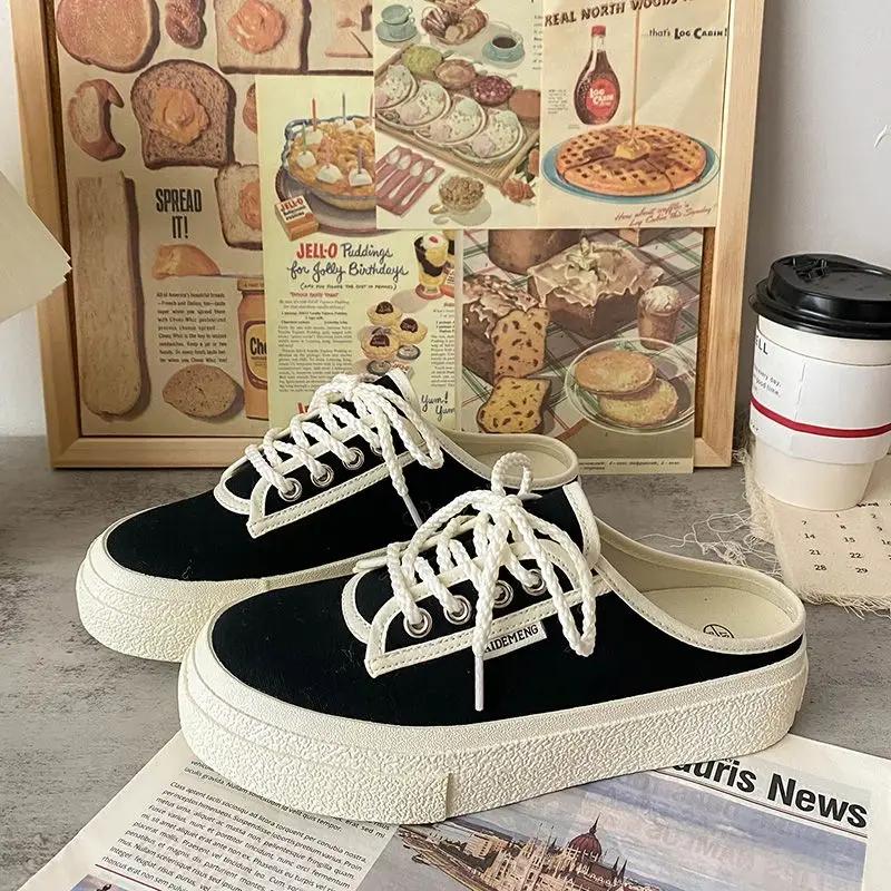 Женские тапочки и сандалии резиновая обувь кроссовки лето 2024 черные шлепанцы детские мюли спортивные хлопковые с каблуком-платформой