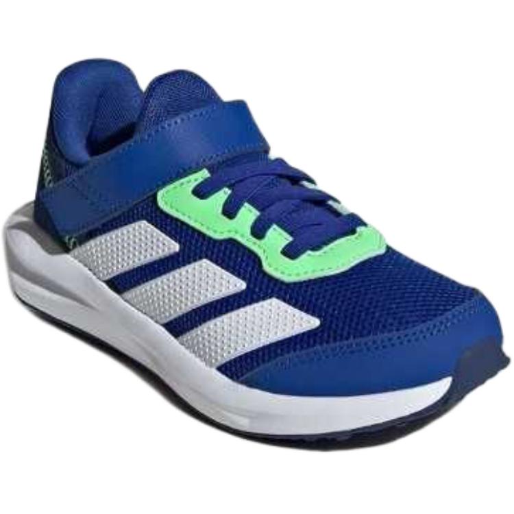 Adidas Faito Mesh Fabric EL Versatile Comfortable Non-Slip Wear-Resistant Low-Top Casual Shoes Kids Sneaker Blue White JQ8103