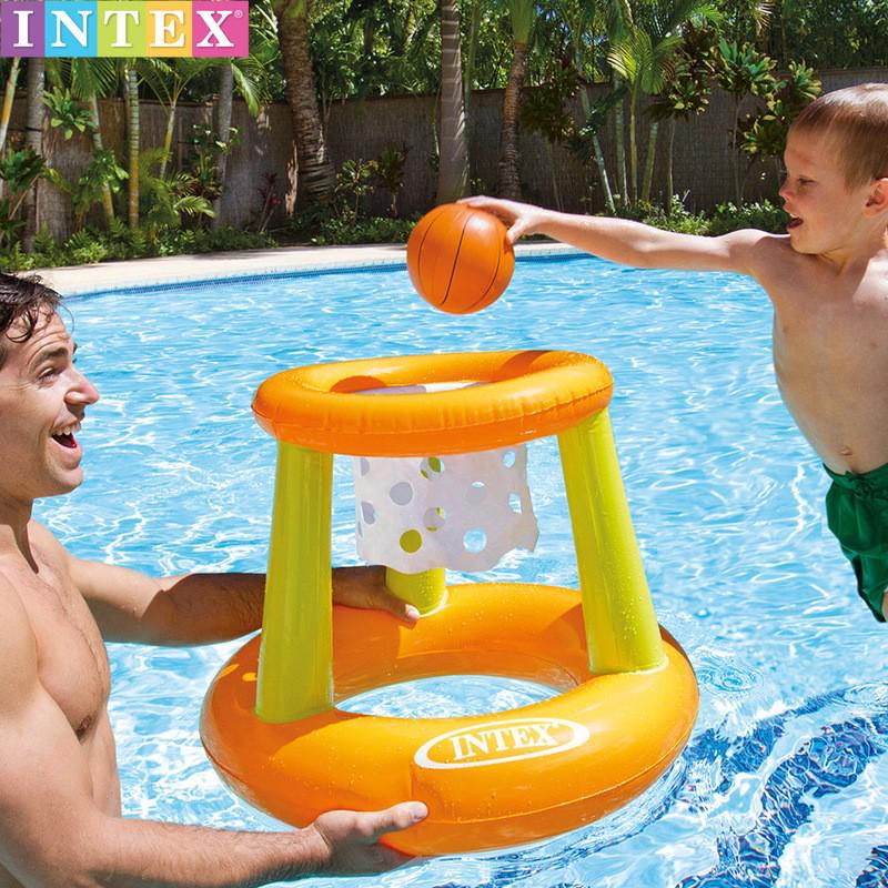 Надувной комплект для водных видов спорта: Волейбольные, баскетбольные, гандбольные ворота для бассейнов — развлечение для взрослых и детей