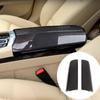 For BMW 7 Series F01 F02 2009-2014 Carbon Fiber Style Car Styling Center Control Armrest Box Protector Cover Trim