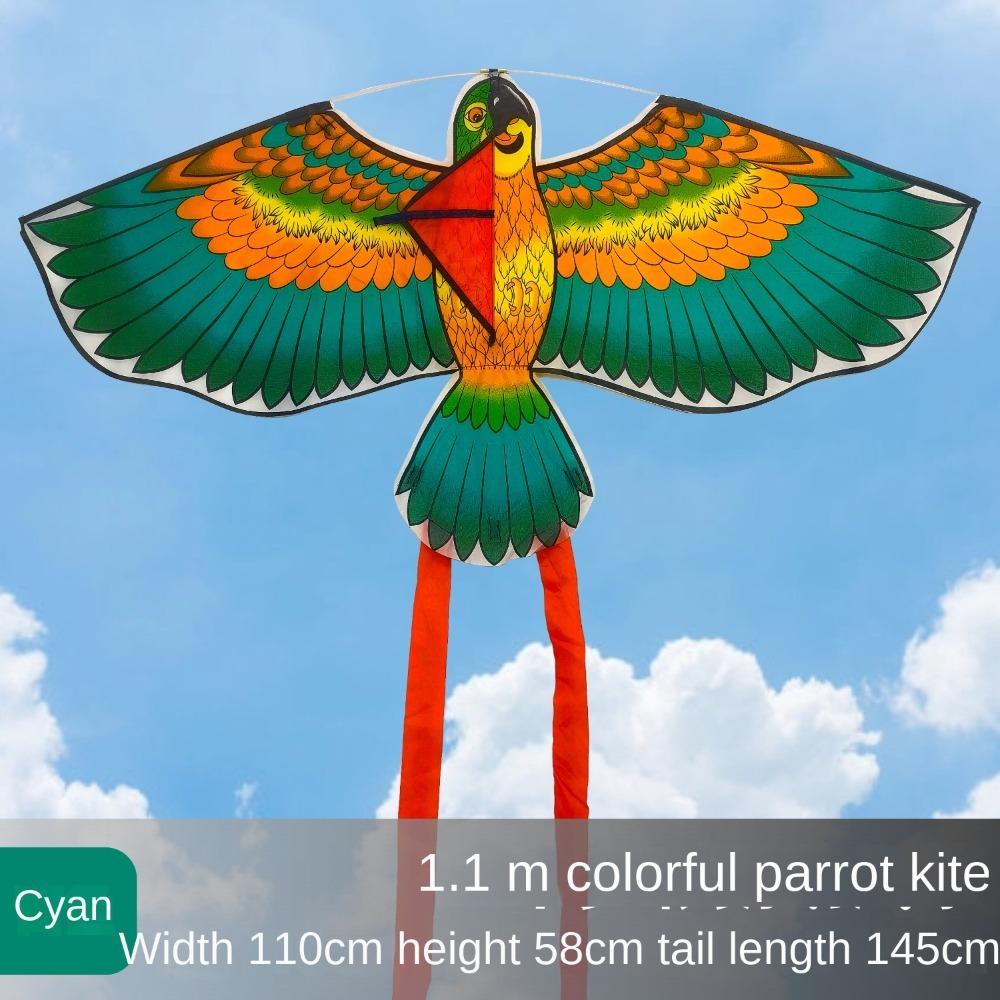 with Line Parrot Kite Long Tail Outdoor Fun Sports New Parrot Flying Toys for Kids