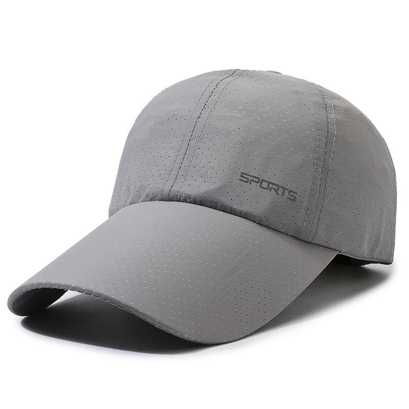 Модная тонкая быстросохнущая кепка от солнца унисекс кепка для бега дышащая кепка козырек бейсболка с удлиненными полями